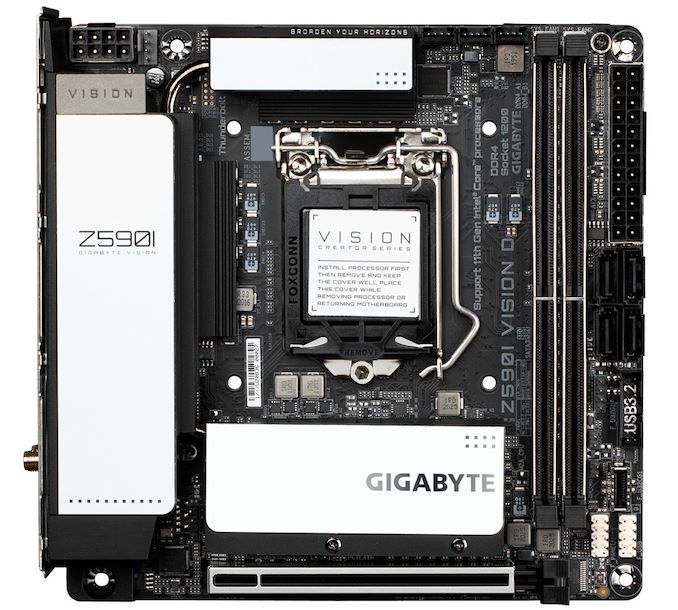 Gigabyte z590 vision d обзор